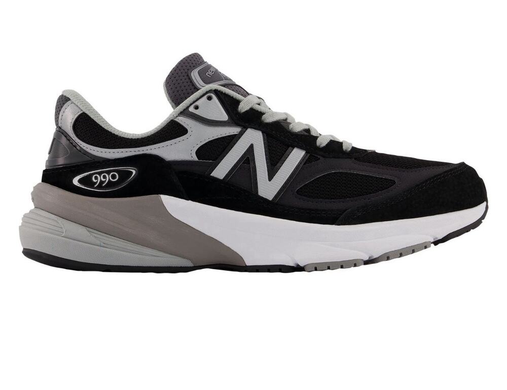 New Balance 990v6 Made in USA Womens 10.5 Black Sneakers Lock Lace Running Shoe
